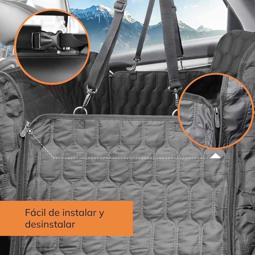 Protector Funda Cubre Asiento Auto Perros Mascotas Xroad 3