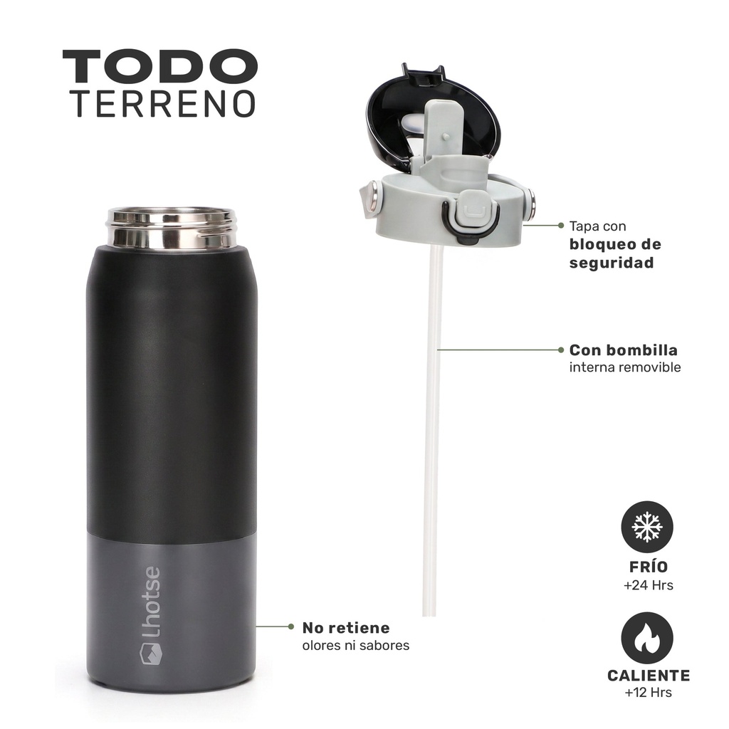 Botella Termica Agua Hydrotek 750 ml Acero Inox Lhotse 5