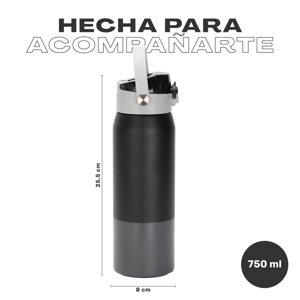 Botella Termica Agua Hydrotek 750 ml Acero Inox Lhotse 6