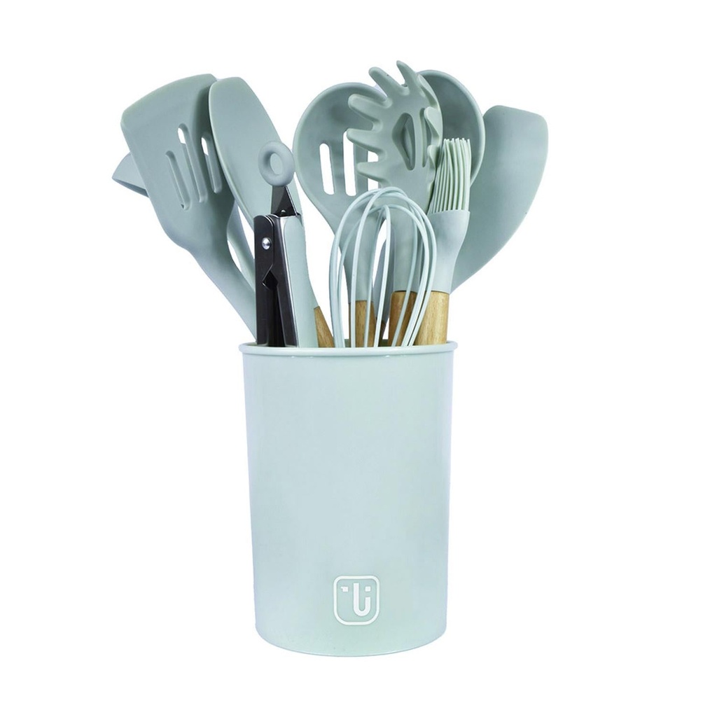Batería Cocina Copper 7pzs + Set 12 Utensilios Calipso 4