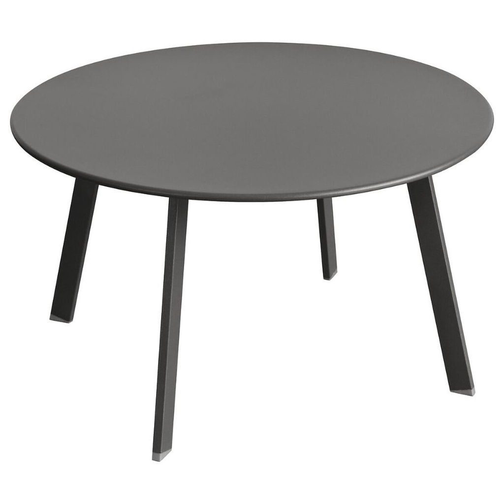 Mesa Terraza Redonda Metal Gráfito 70 X 40 cm Atmosphera (estudio)