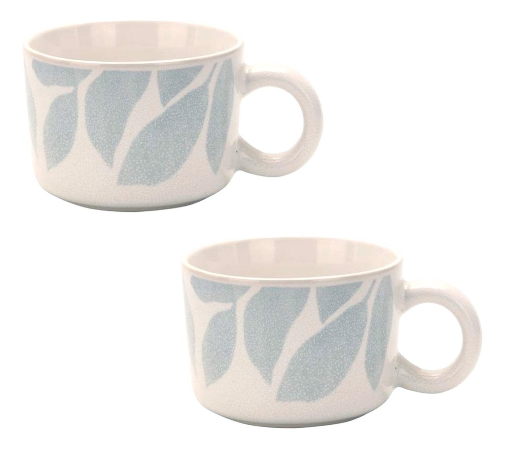 Set 2 Tazas Cerámica 420 ml Palermo Simplit (estudio)