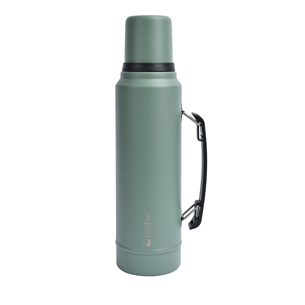 Termo Liquido Acero Inoxidable Classic 1,3 lts Lhotse Verde (estudio)