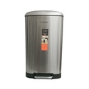 Basurero Cocina Iron 40lts Pedal Acero Inox Simplit (estudio)