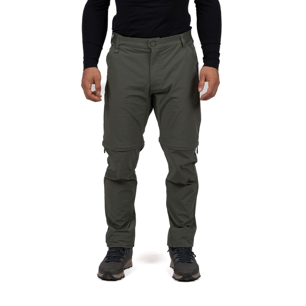 Pantalon Trekking Hombre Desmontable Lukla Lhotse (estudio)