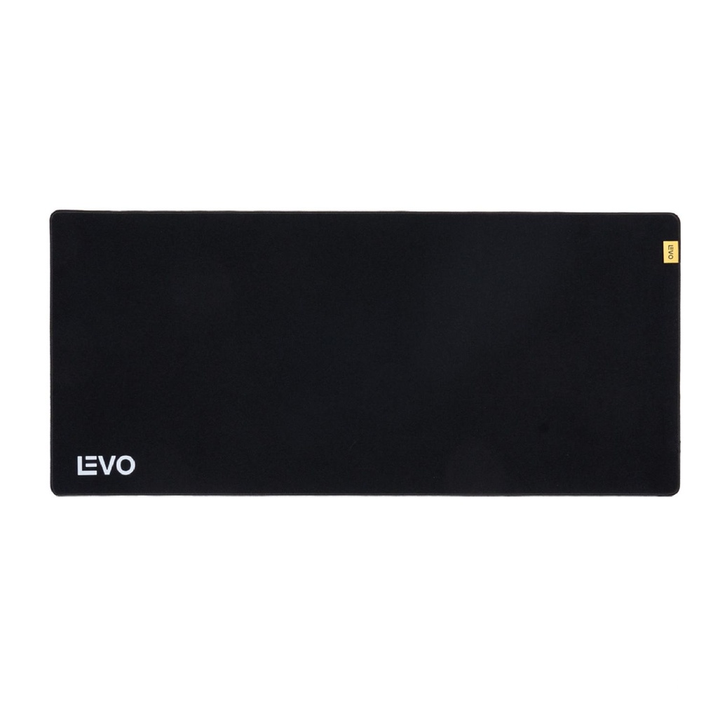 Mousepad Battlemat XXL 90x40 cm Antideslizante Negro LEVO (estudio)
