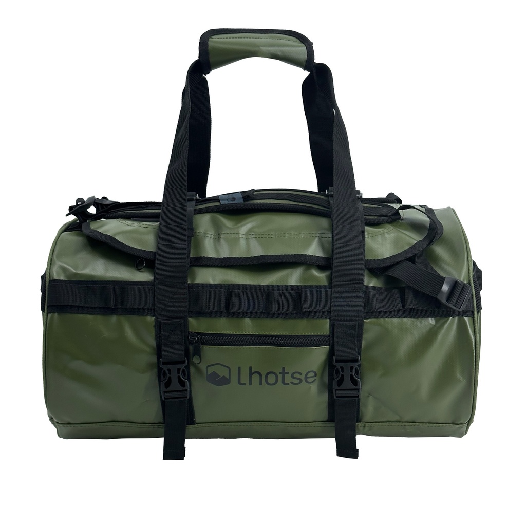 Bolso Deportivo Impermeable Duffel 30 lts Verde Lhotse (estudio)
