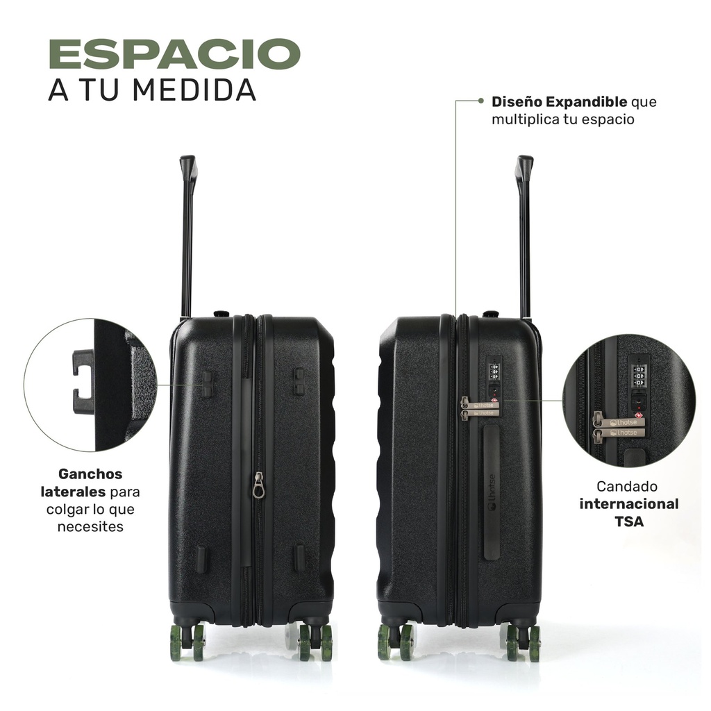 Maleta Mediana Viaje 18kg Expandible (M) 75L Frontier Lhotse 7