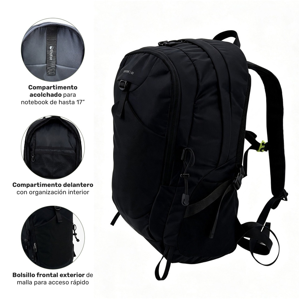 Mochila Outdoor DayPack Nylon Ripstop 25L Latok Lhotse 4