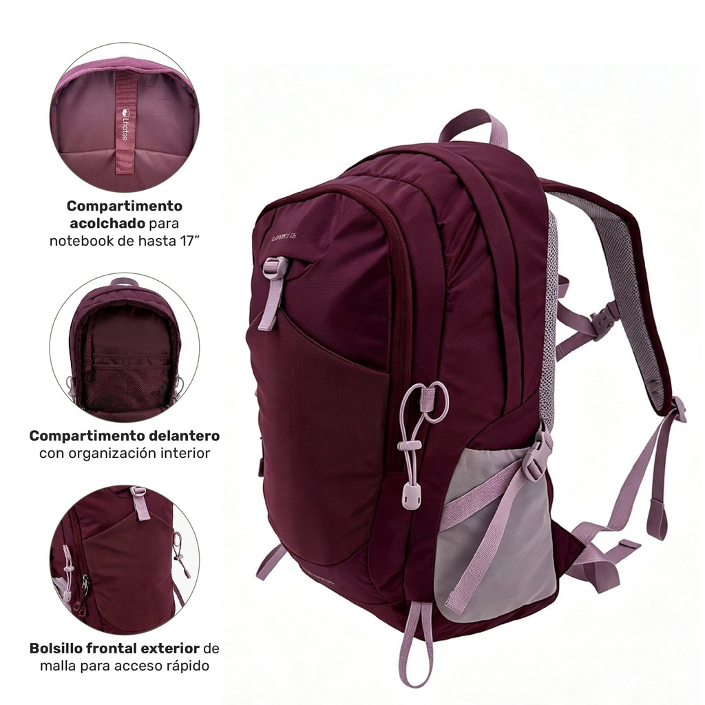 Mochila Outdoor DayPack Nylon Ripstop 25L Latok Lhotse 12