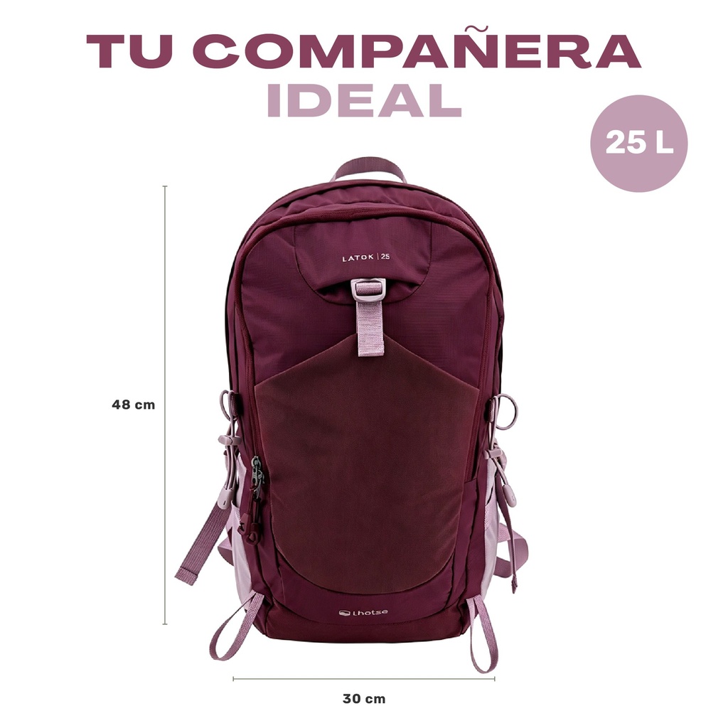 Mochila Outdoor DayPack Nylon Ripstop 25L Latok Lhotse 15
