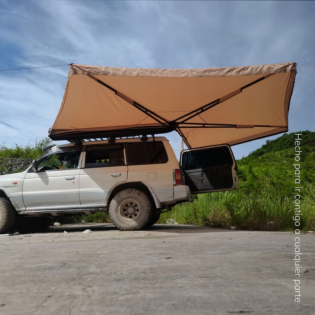 Toldo Camping Lateral Para Auto Techo 270° Xroad 8