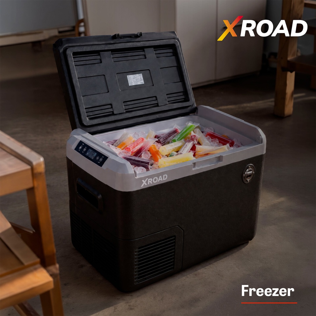 Cooler Freezer Eléctrico Portátil 40L -20°C 12V-220V Gris Xr 2