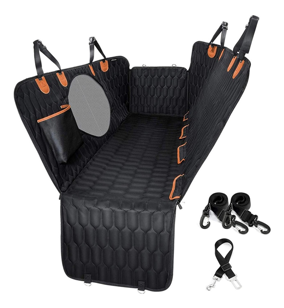 Funda Cubre Asiento de Auto Impermeable Mascotas Negra Xroad (estudio)