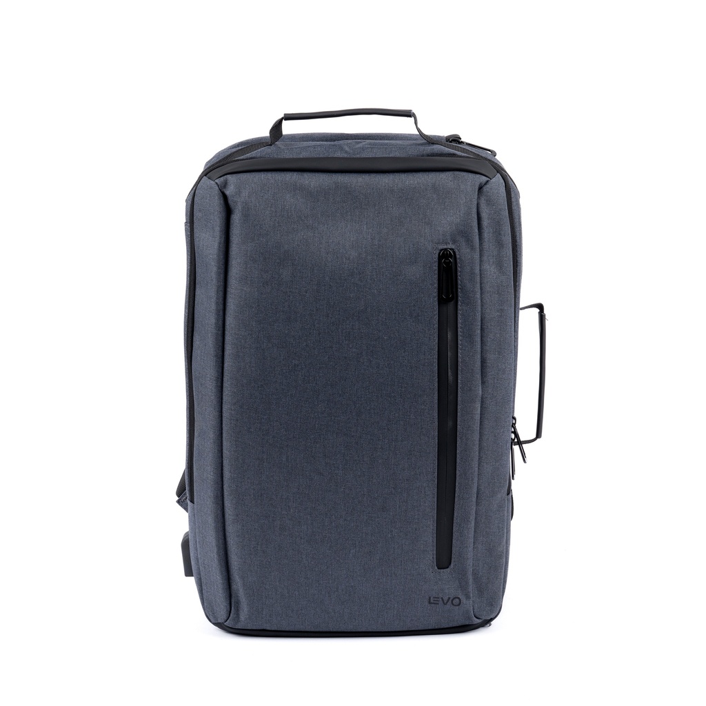 Mochila Notebook MANAGER Gris 15,6" LEVO (estudio)
