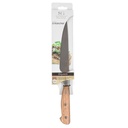 Cuchillo Trinchador Acero Inox Mango Acacia 33 cm 5Five