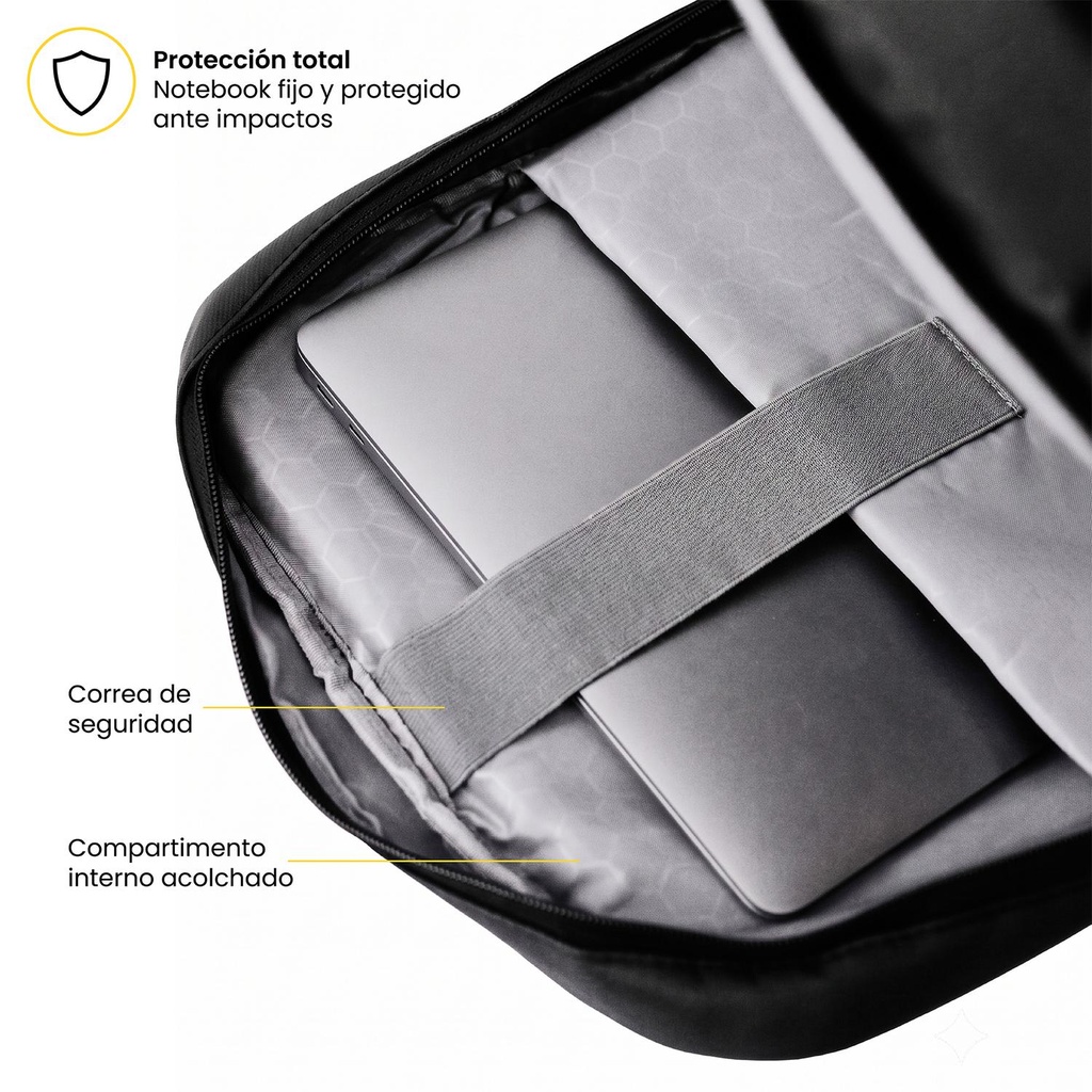 Mochila Notebook Ejecutiva Prime Lite Impermeable 18L LEVO
