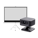 Pack Proyector Portátil Flux + Telón 100" Blanco LEVO 1