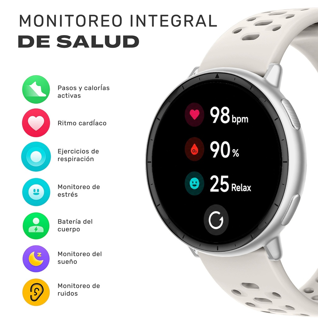 Reloj Smartwatch GPS Shar T1 43,5mm Lhotse lhotse-smartwatch-gt1-GW-WH-03