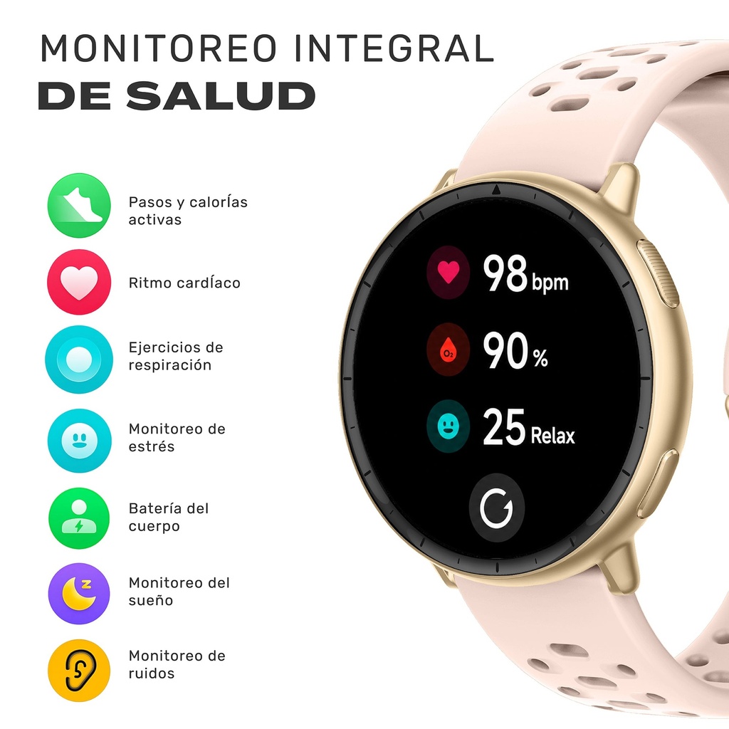 Reloj Smartwatch GPS Shar T1 43,5mm Lhotse lhotse-smartwatch-gt1-GW-PK-03