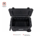 Cooler Portátil 50L con Ruedas Negro Xroad 7