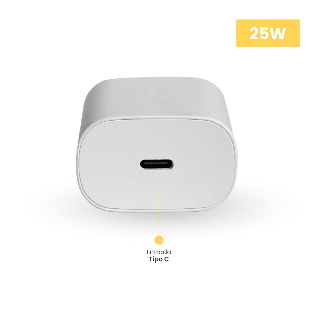 Cargador Super Rápido 25W + Cable De Carga Rápida 1Mt LEVO