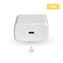 Cargador Ultra Rápido 45W + Cable De Carga Rápida 1Mt LEVO