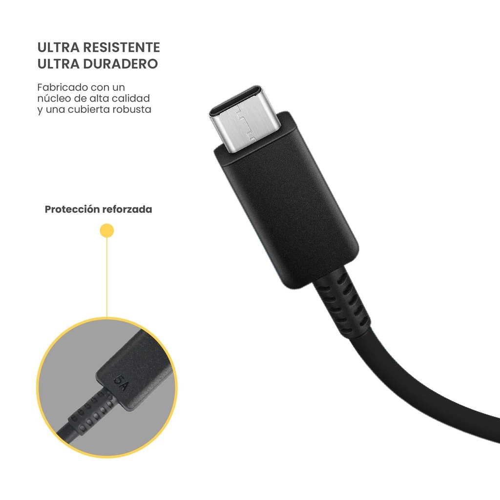 Cargador Ultra Rápido 45W + Cable De Carga Rápida 1Mt LEVO