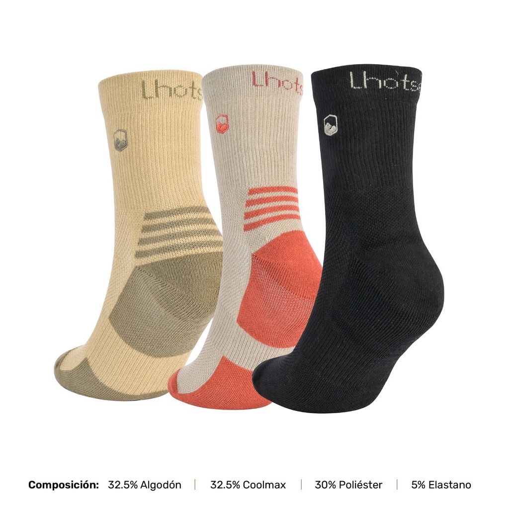 Calcetines Deportivos Corte Medio Numa 3 Pares Lhotse