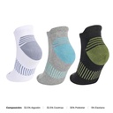 Calcetines Deportivos Corte Tobillo Vora 3 Pares Lhotse