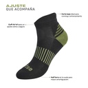Calcetines Deportivos Corte Tobillo Vora 3 Pares Lhotse