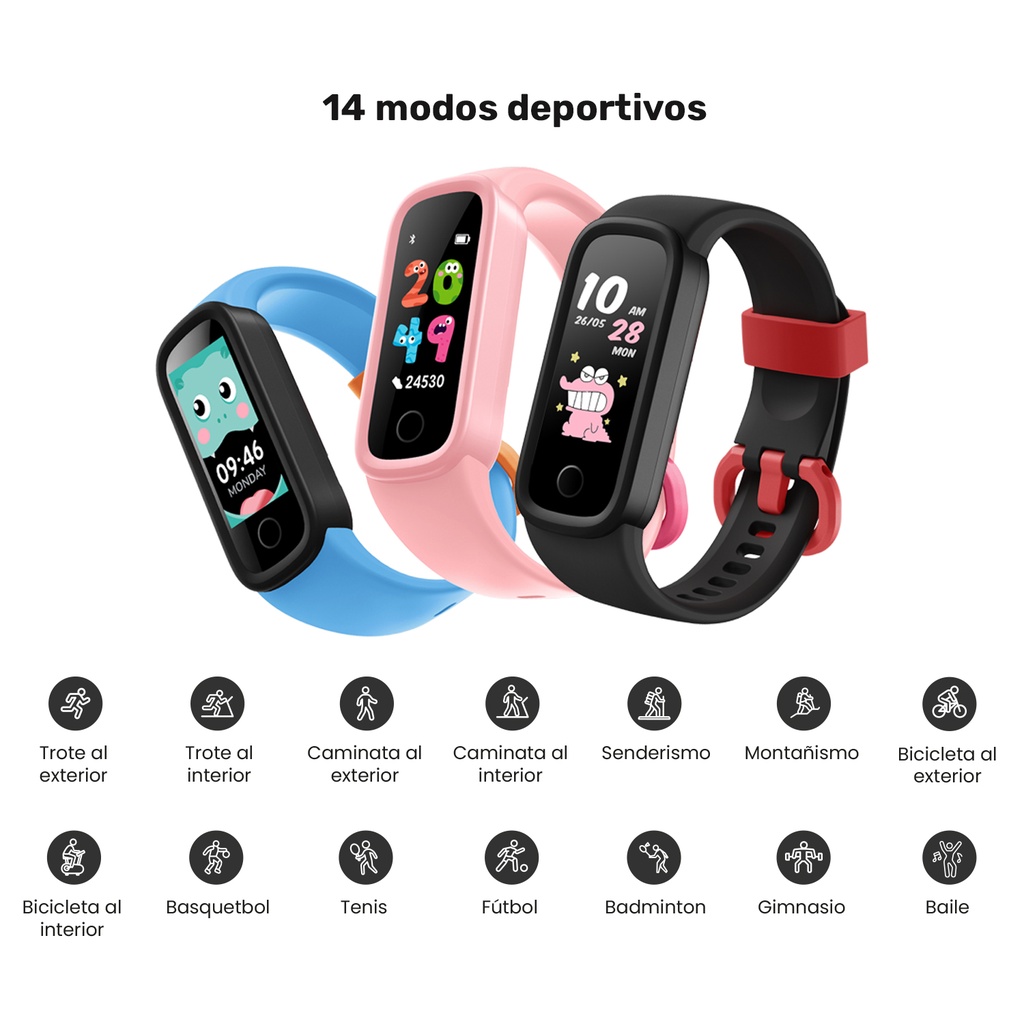 Los 14 modos deportivos y los tres colores