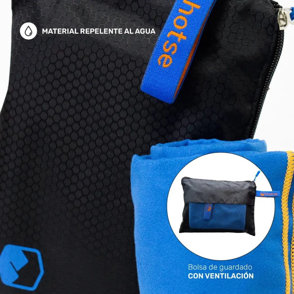 La bolsa de guardado: malla que ventila