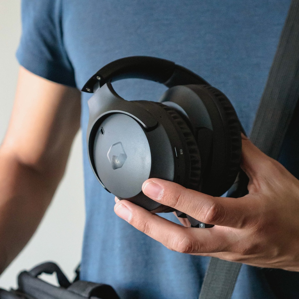 Audifonos Bluetooth Inalambricos Over Ear WavePro Black