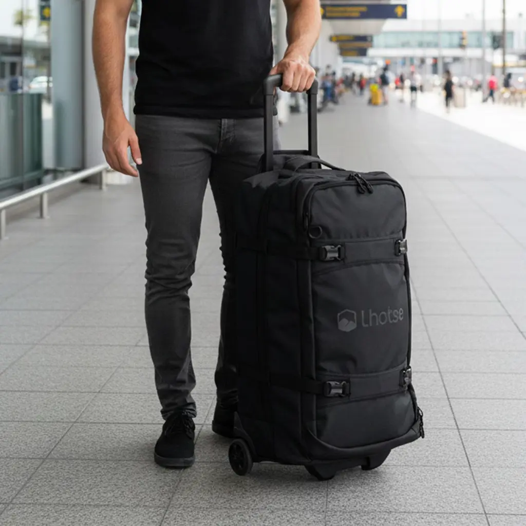 Maleta Bolso Trolly Expedition Duffel 70lts Black Lhotse