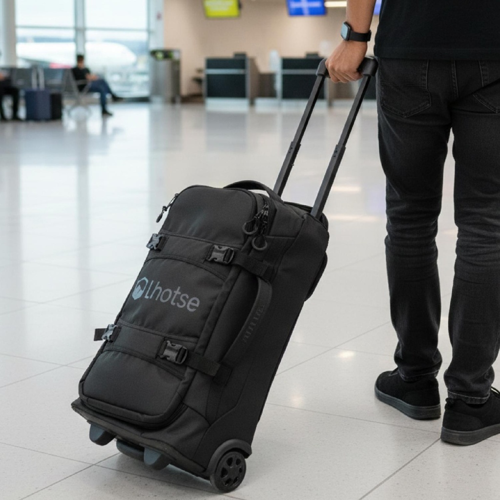 Maleta Bolso Trolly Expedition Duffel 30lts Black Lhotse