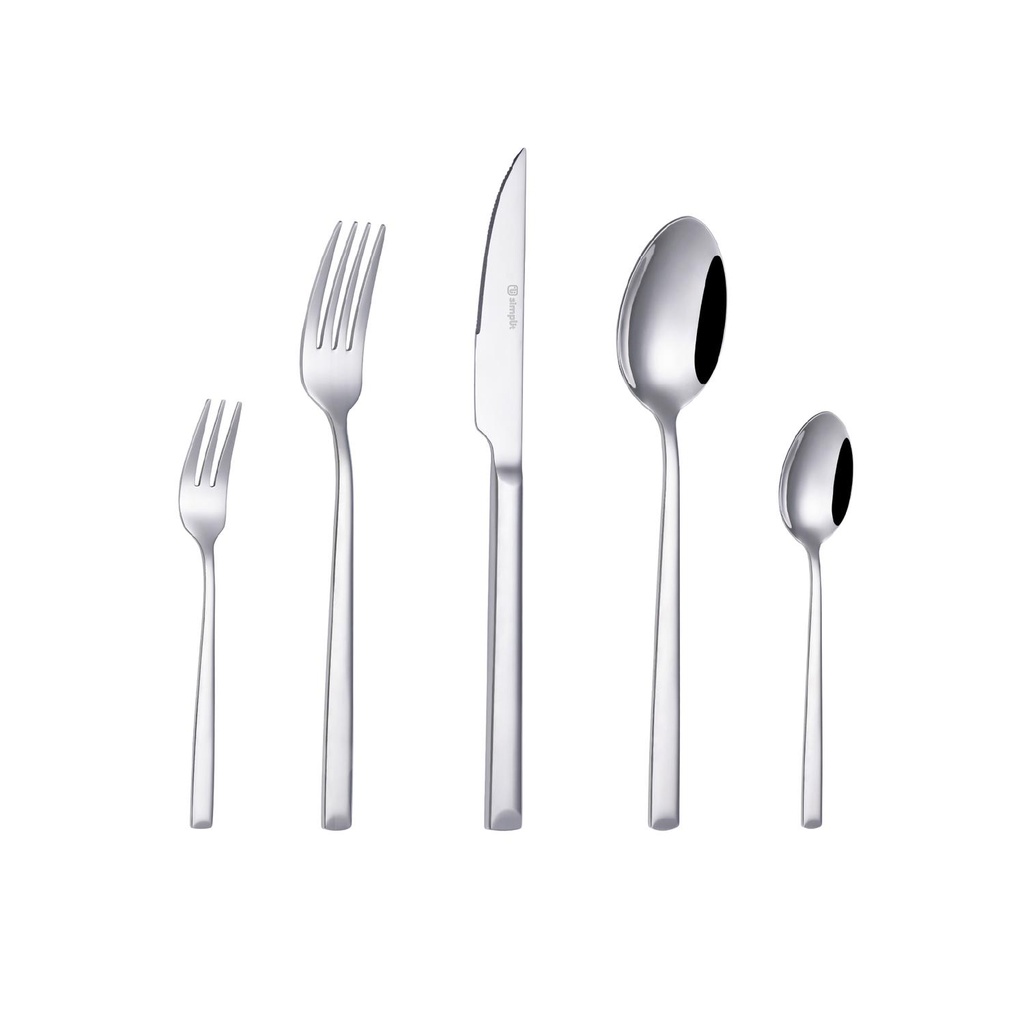 Set de Cuchillería 30 pcs Cubiertos Acero Inoxidable Sicilia