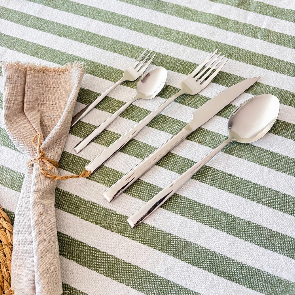 Set de Cuchillería 30 pcs Cubiertos Acero Inoxidable Sicilia Simplit