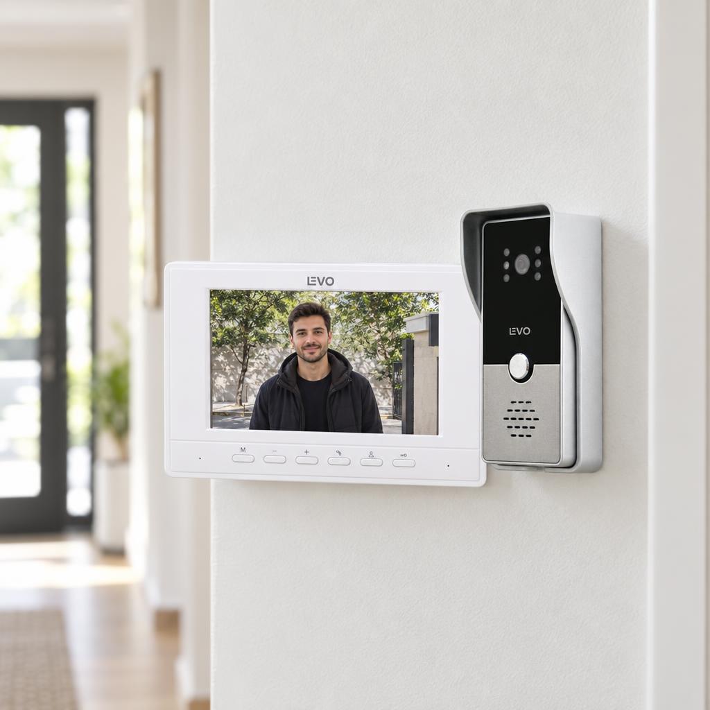 Timbre Video Portero Citofono Monitor LEVO
