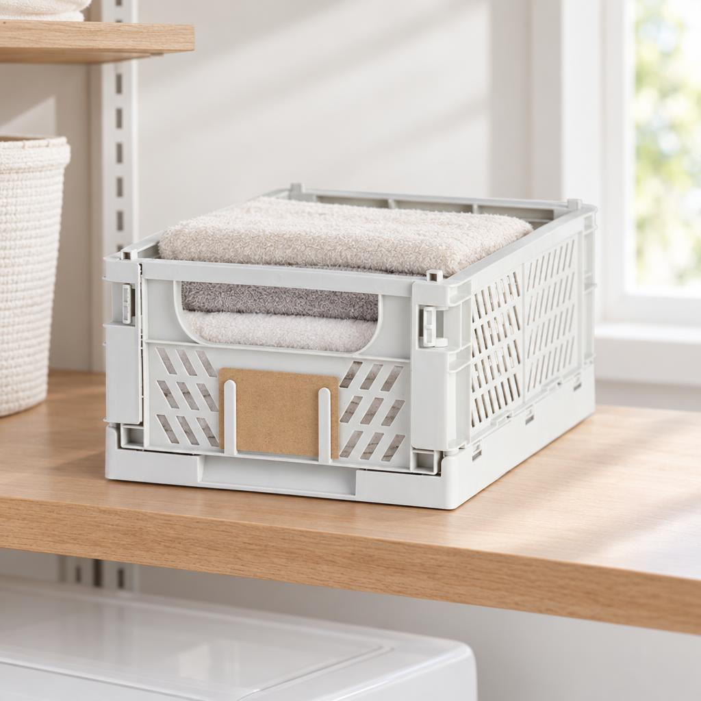 Caja Almacenamiento Plegable 33X24,5X15 Blanco Day