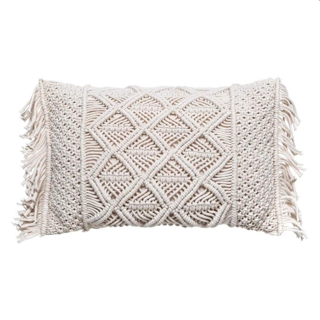 Cojín Macrame 30X50 cm Atmosphera