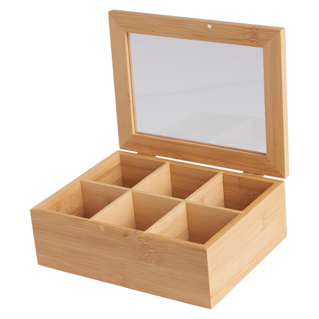 Caja De Organización Para Té De Bambú DAY