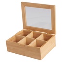 Caja De Organización Para Té De Bambú DAY