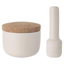 Mortero Blanco Con Tapa BERGHOFF