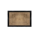 Alfombra Yute Borde Negro 120X170 cm Atmosphera