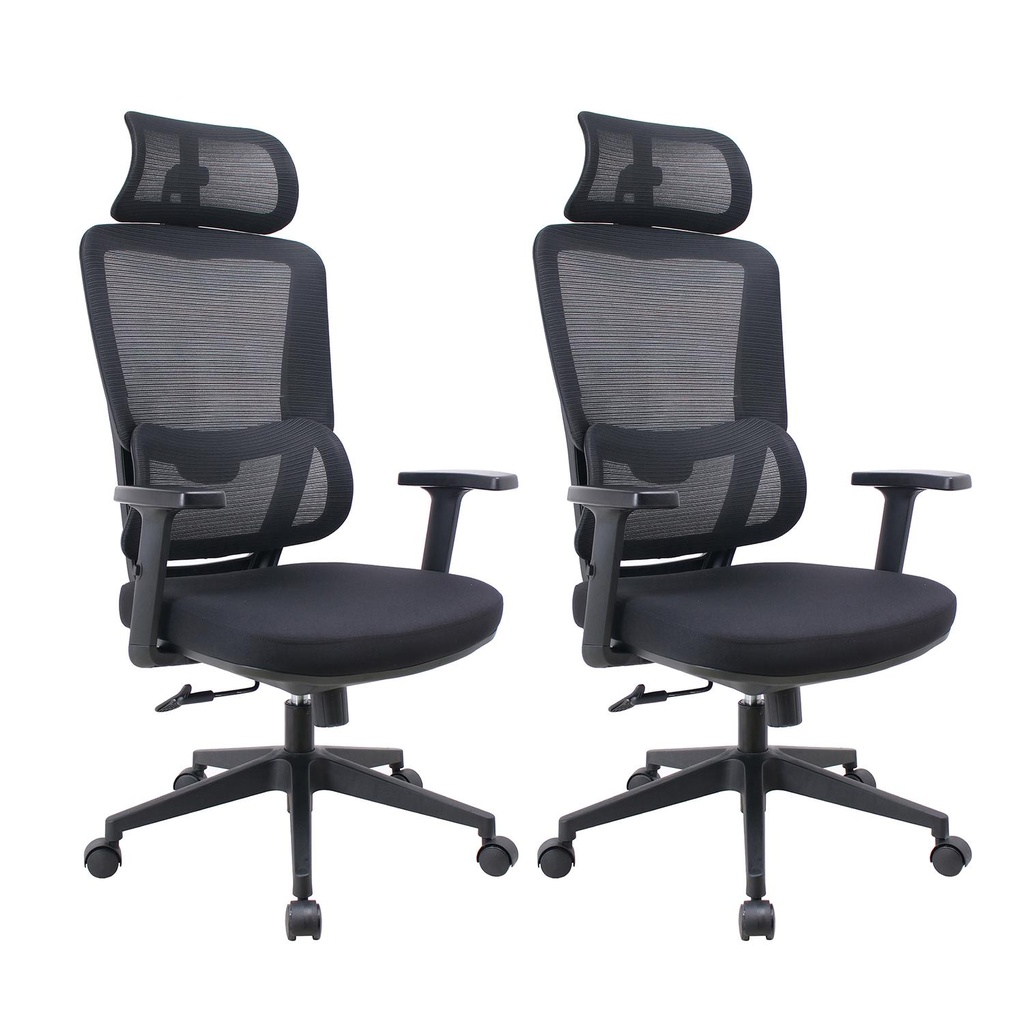 Pack 2 Silla Escritorio Oficina Ergonómica Ergotech LEVO