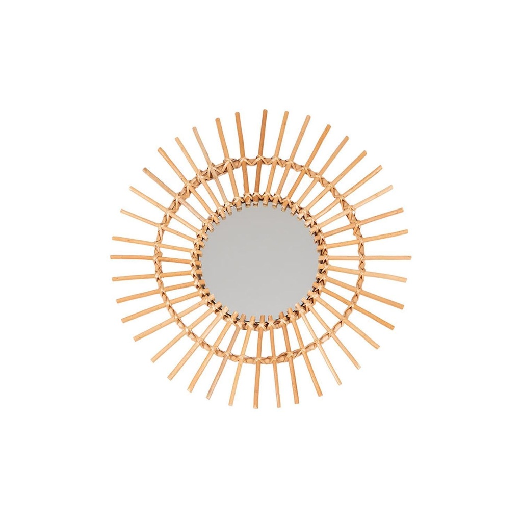 Espejo Decorativo Redondo Jane de Ratan 58 cm Atmosphera