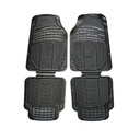 Alfombra Piso de Goma para auto Universal 4 piezas Xroad