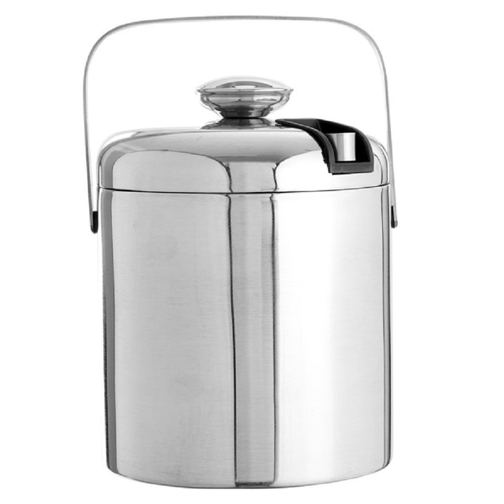 Hielera Acero Inoxidable Con Pinzas 1,3 L Day