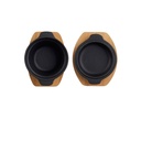 Set de 2 Fuentes de Fierro Fundido + Tabla de Bambú Dangrill